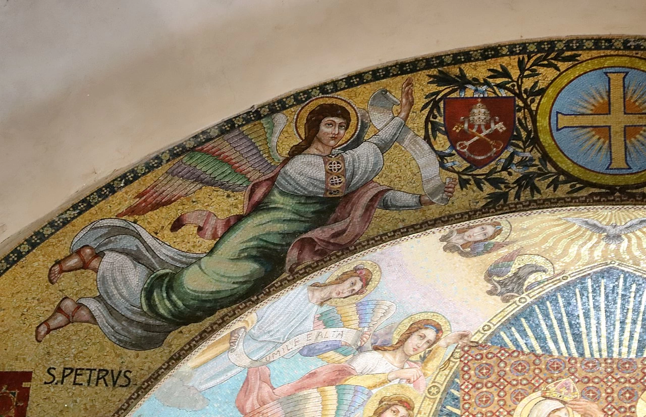 Incoronazione della Vergine - Abbazia di San Gaudenzio, dettaglio 1